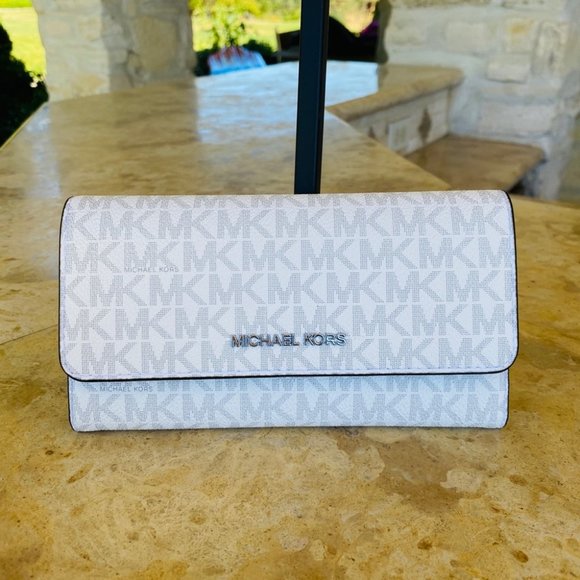 Michael Kors Large Everly  Tote&wallet set signature BNWT White grey - Picture 16 of 16